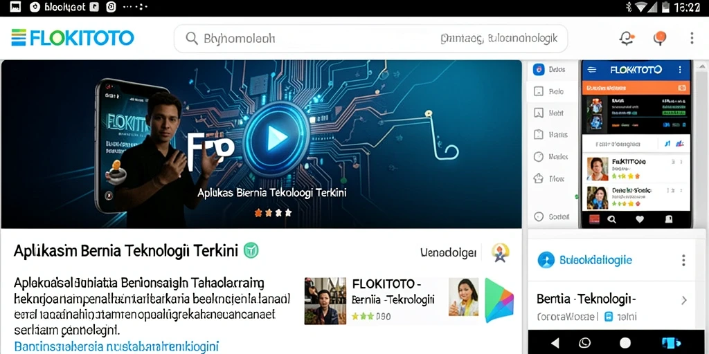 Tampilan antarmuka FLOKITOTO yang modern dan menarik.