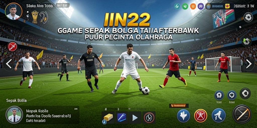 Antarmuka permainan Sepak Bola yang memukau dan intuitif.
