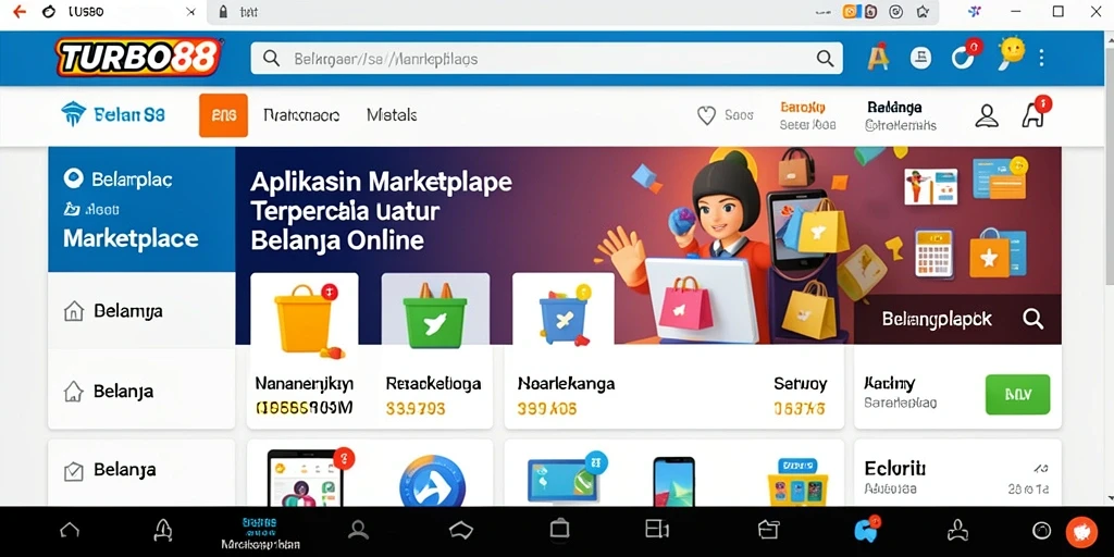 Tampilan antarmuka TURBO88 yang menarik dan fungsional.