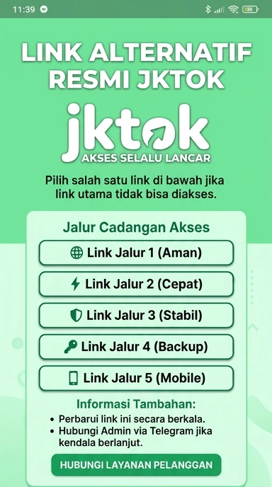 Link Alternatif jktok untuk Meningkatkan Akses Anda
