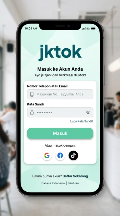 Masuk Akun jktok dengan Mudah dan Cepat