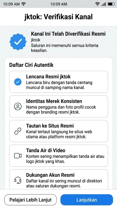 Halaman Resmi Jktok untuk Pengguna Android di Indonesia